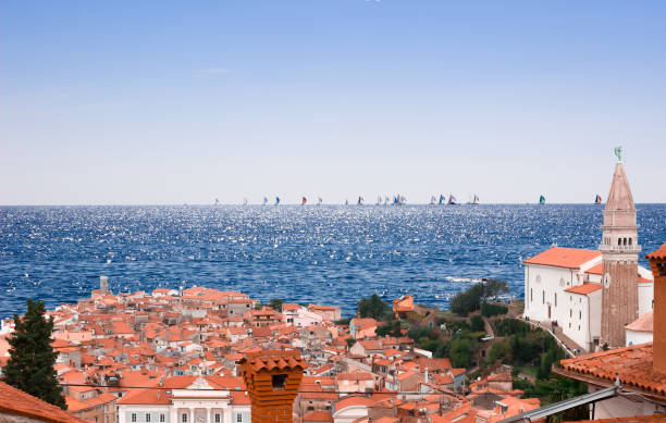 Coastal town Piran, Slovenia