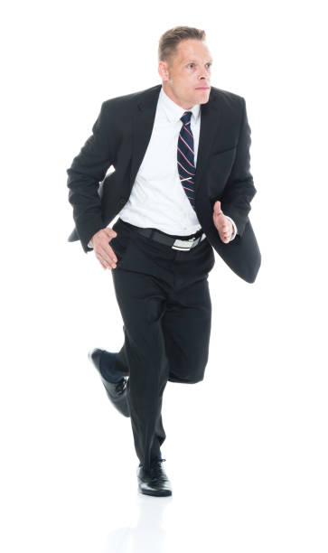 istock Businessman is running 1142427119