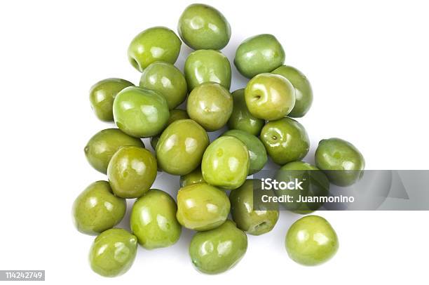 Green Olives From Above Stock Photo - Download Image Now - Appetizer, Close-up, Color Image