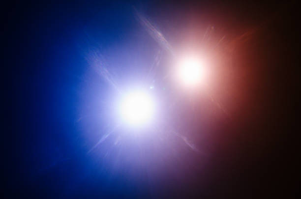 istock Abstract Natural Far double star on the black background 1142428514