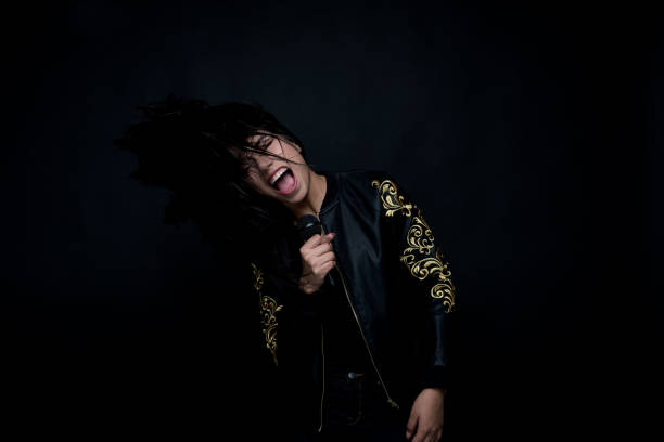 istock Amazing latino female musician 1142428521