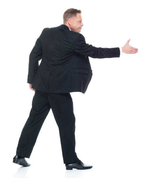istock Businessman is giving a handshake 1142428525