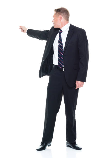 istock Businessman is pointing 1142429739