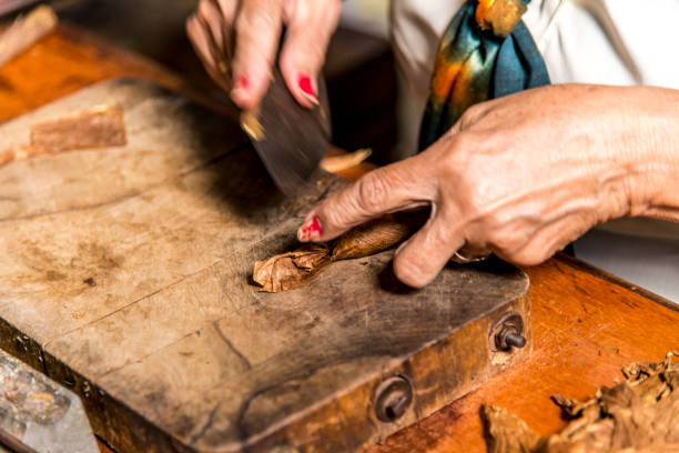 istock Woman making cigar - Trinidad - Cuba 1142435676