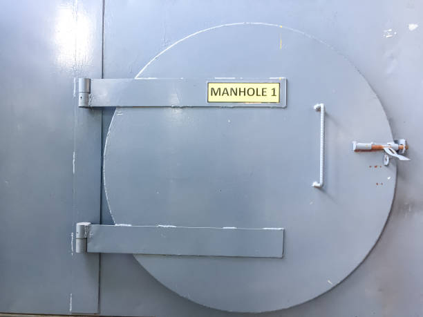 istock Man hole ,confined space,narrow area 1142438388