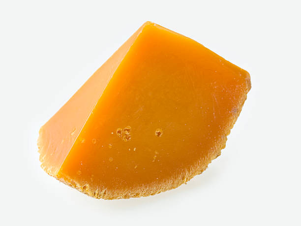 istock Piece of Aged Halloween Mimmolette Cheese 114243942