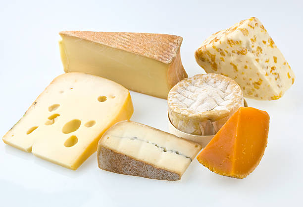 istock Selection of fancy cheeses 114243952