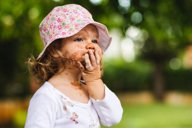 istock Messily enjoying some delicious ice cream 1142441372