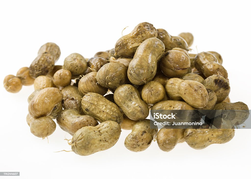 Einen gesunden snack an gekochten Erdnüsse - Lizenzfrei Erdnuss Stock-Foto