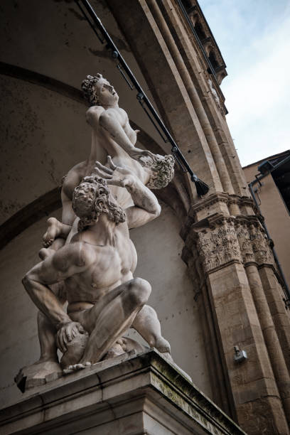 istock Marble group from Loggia dei Lanzi, Florence Italy 1142449759