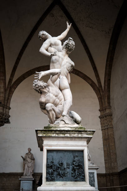 istock Marble group from Loggia dei Lanzi, Florence Italy 1142449760