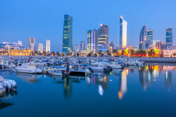 istock Skyline of Kuwait City at evening 1142450831
