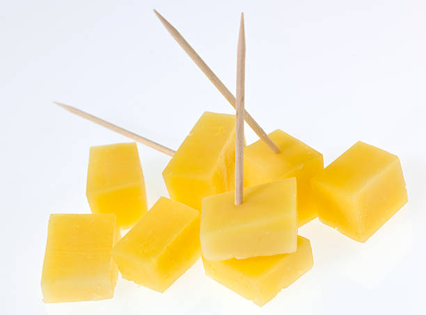 istock Pieces of Port Salut cheese 114245198