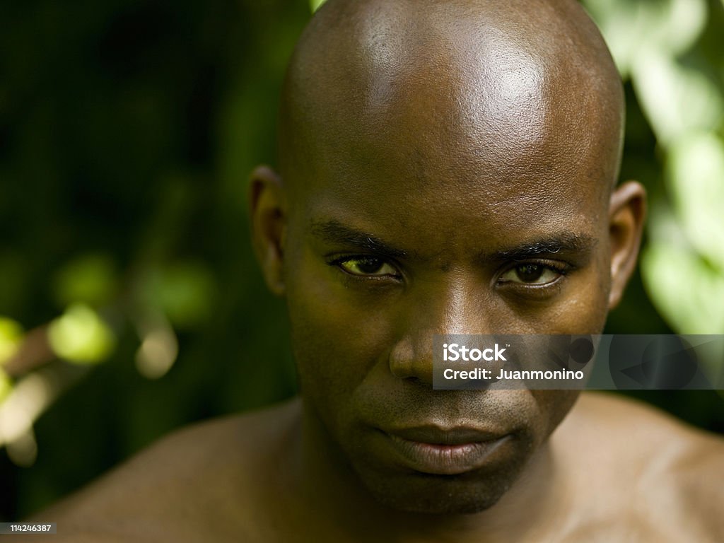 Primer plano de hombre Afro Caribe - Foto de stock de Haití libre de derechos