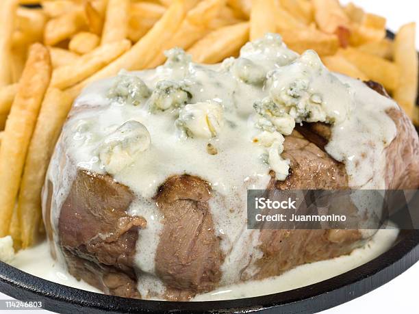 Gorgonzola Cream Sauce Beef Filet Stock Photo - Download Image Now - Filet Mignon, Gorgonzola, Savory Sauce