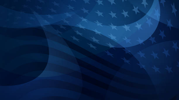 ilustraciones, imágenes clip art, dibujos animados e iconos de stock de fondo abstracto del día de la independencia - american flag backgrounds american culture usa