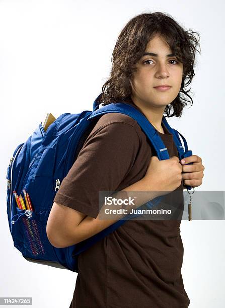 Back To Class Stock Photo - Download Image Now - Backpack, 14-15 Years, Cut Out