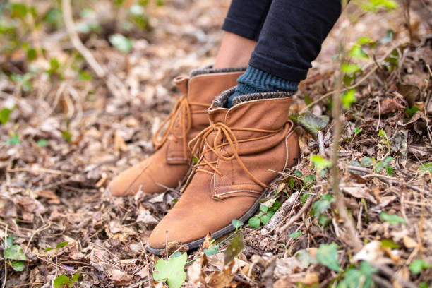 istock Shoes in the Autumn Leaves 1142474351