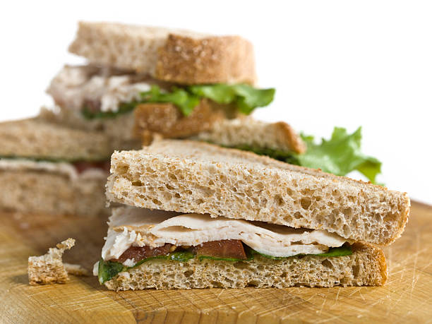 istock Homemade Sliced turkey sandwich 114247484