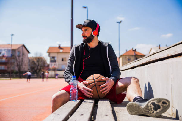 istock Relaxing after basketball 1142478683