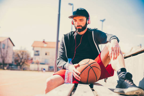 istock Resting after basketball 1142478705