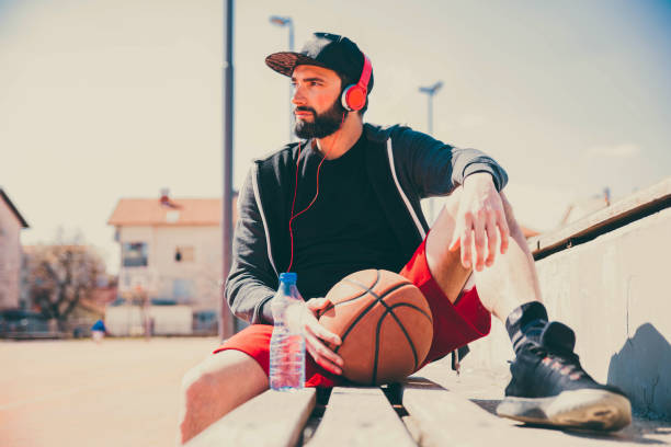 istock Relaxing after basketball 1142478716