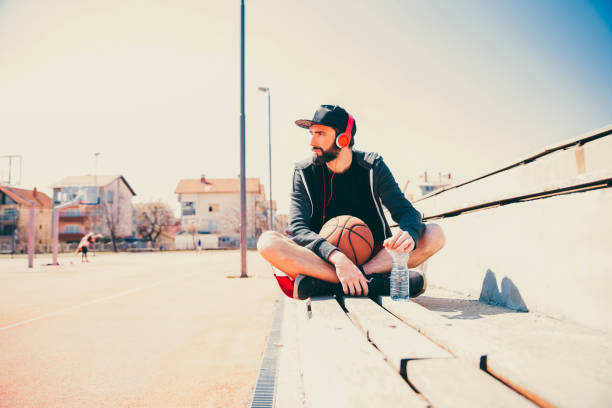 istock Resting after basketball 1142478725
