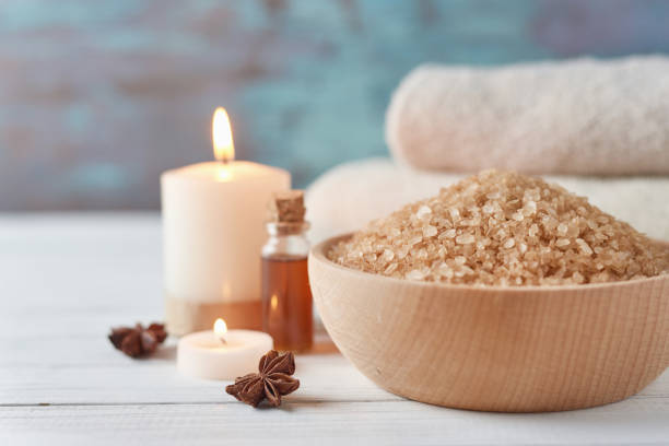 istock Spa and cosmetic treatment composition 1142479211