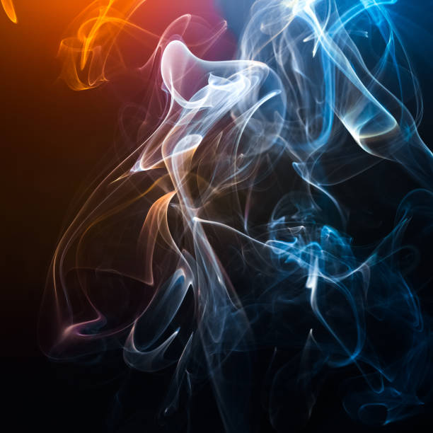 istock Colorful iridescent smoke 1142481262
