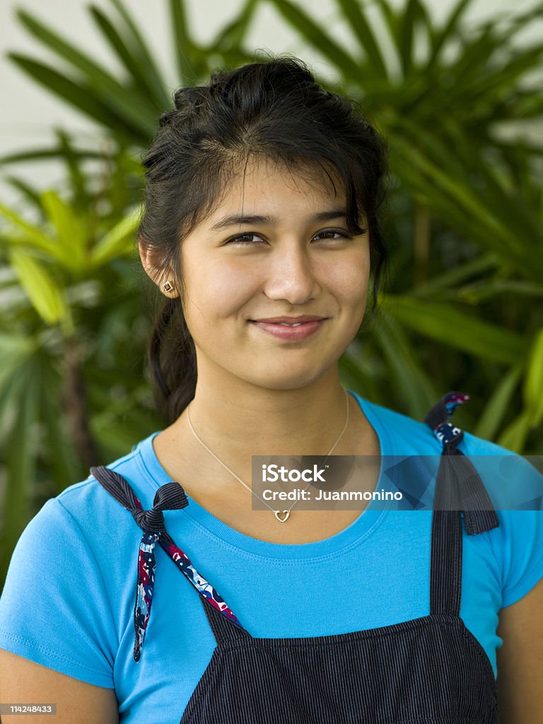 Beautiful asian teen female  14-15 Years Stock Photo