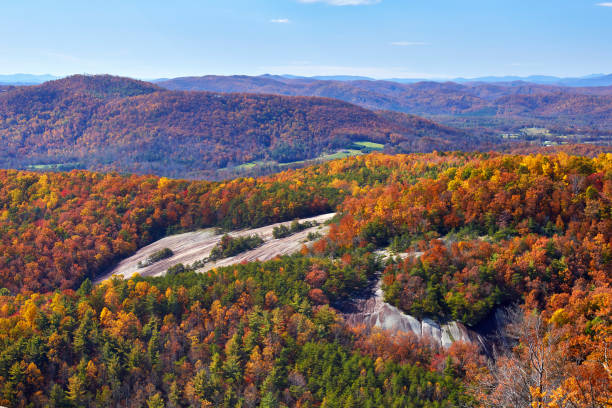 Fall Foliage at Stone Mountain State Park, North Carolina