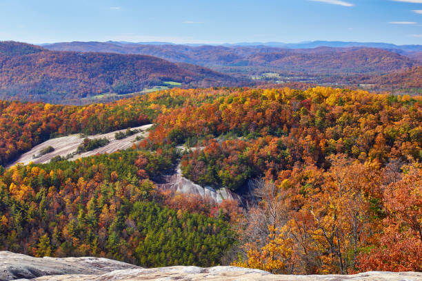 istock Fall Foliage at Stone Mountain State Park, North Carolina 1142485221