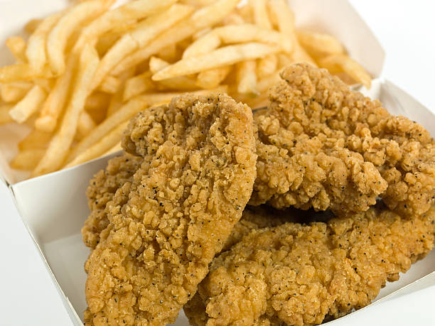 Fried Chicken Strips Chicken Strips stock pictures, royalty-free photos & images