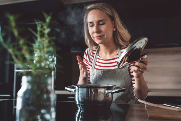 istock A female cook smelling the food 1142500703
