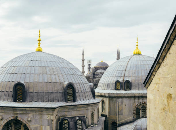 Istanbul, Turkey. The blue Mosque in the district of Sultanahmet