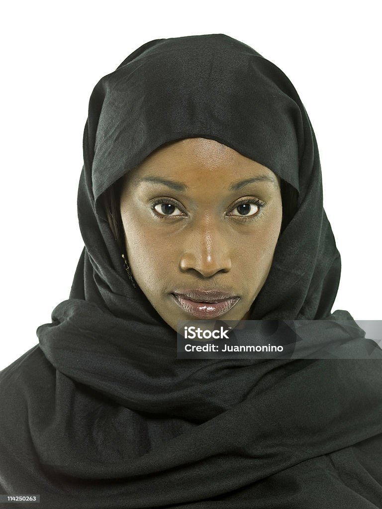 Femme musulmane noir - Photo de Culture touareg libre de droits