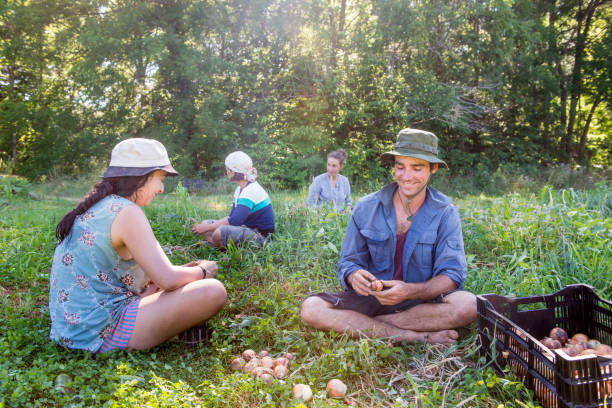 istock Group people working in community garden 1142502744