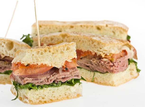 istock Roast beef ciabatta sandwich 114251051