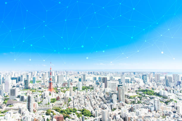 istock concept of  network and city 1142514306