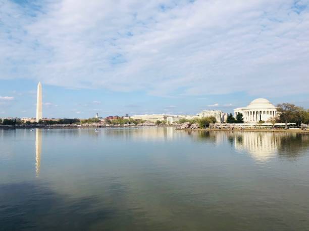 istock Thomas Jefferson Memorial and Washington Monument Cherry Blossom 1142514476