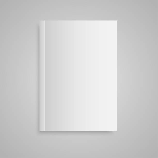 istock Vertical rectangle magazine, brochure, booklet, album, book, copybook or notebook template - mockup. 1142514545