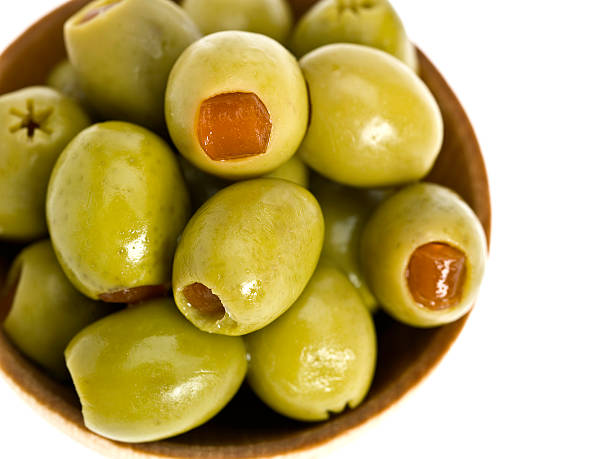 istock Spanish Olives Stuffed with pimentos 114251469