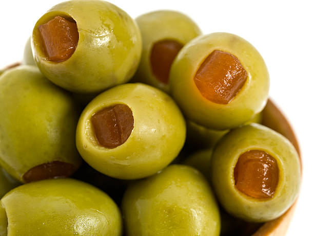 istock A large amount of olives stuffed with pimentos 114251477