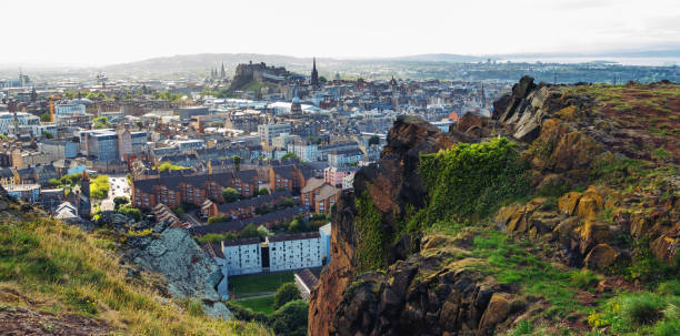 istock Edinburgh panorama from Salisbury Crags, Holyrood park 1142515163