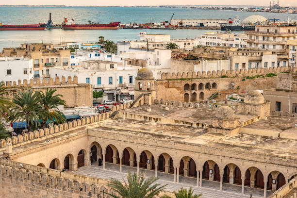istock Beautiful sunset in Sousse, Tunisia. 1142515402