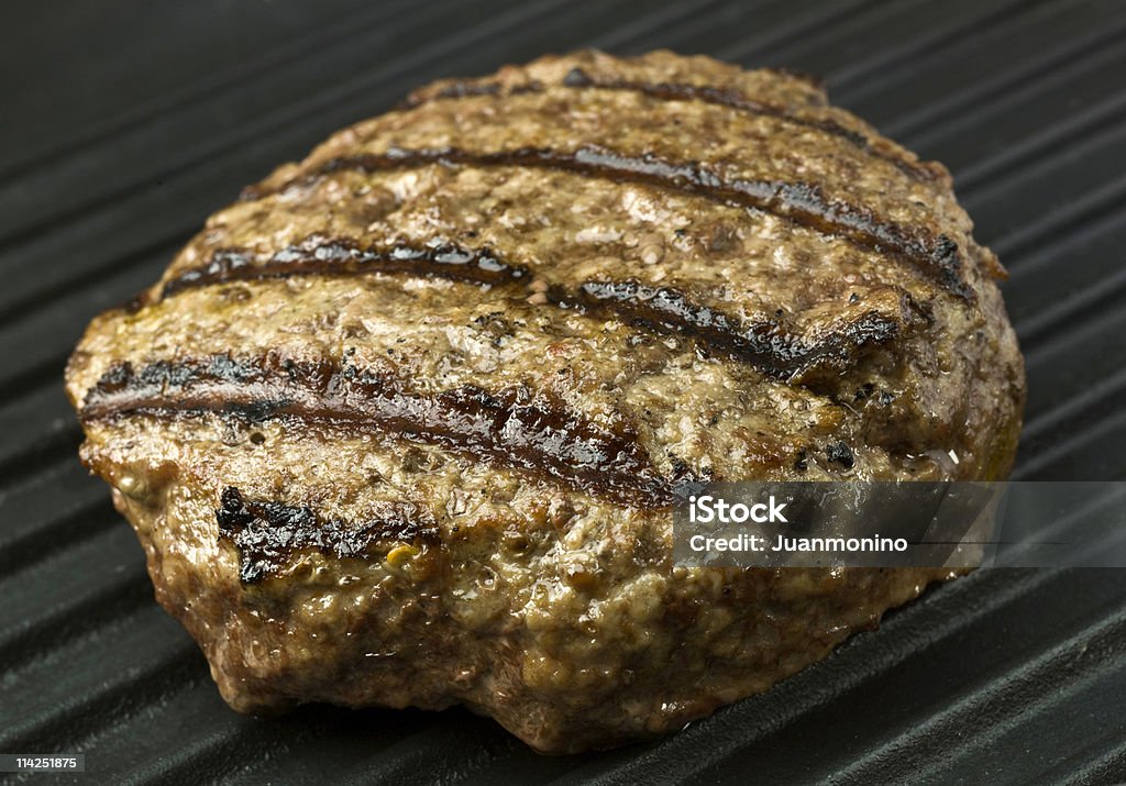 Grilled Hamburger  American Culture Stock Photo