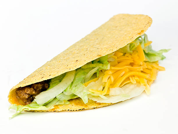 クラッシックビーフタコ - beef taco ストックフォトと画像
