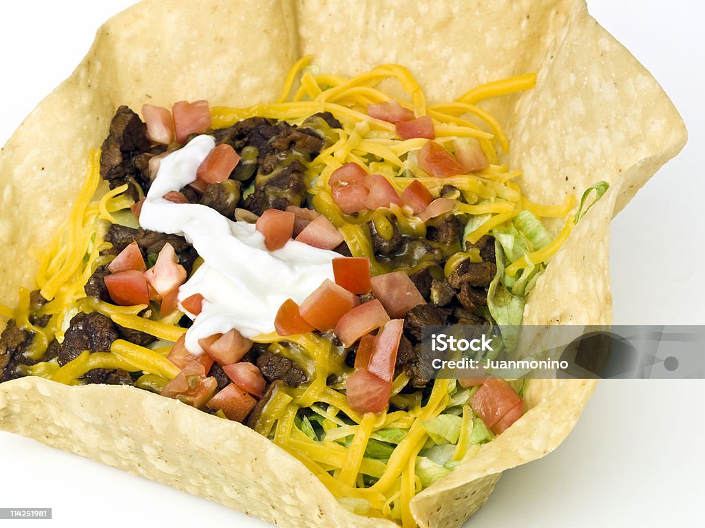 Bistecca Insalata Messico - Foto stock royalty-free di Taco