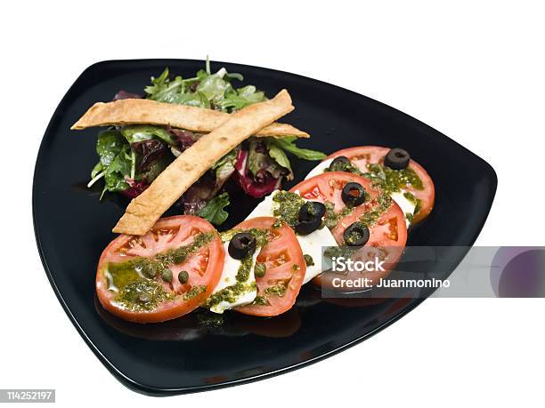 캐프리스 샐러드 0명에 대한 스톡 사진 및 기타 이미지 - 0명, 건강한 식생활, 검은색