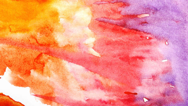 istock Watercolor drips. Abstract painting. Background 1142528246